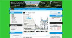 Desktop Screenshot of farnost-telc.cz